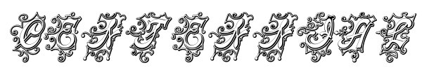Centennial Script Fancy Three font preview